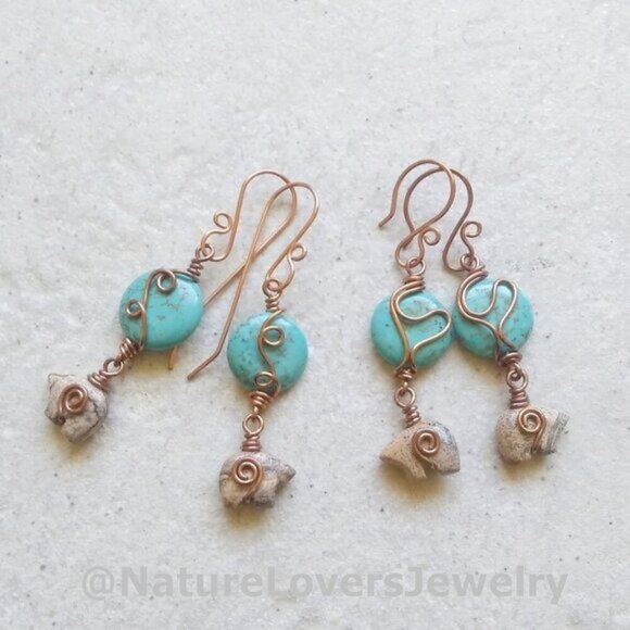 Southwestern Vibes! Mama Bears! Handmade Totem Bears & Spirit Animal Earrings - Picture 9 of 9